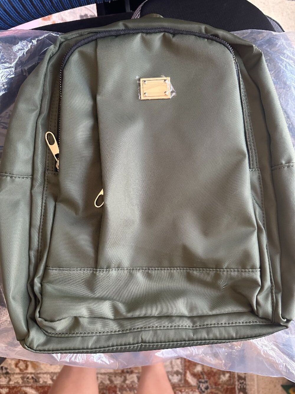 NWT Unbranded Olive Backpack Medium